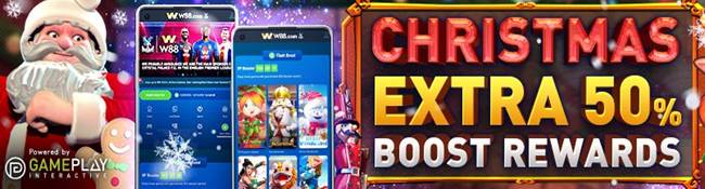 W88 Christmas Extra 50% Boost Reward