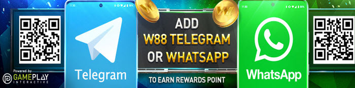 W88 WhatsApp and Telegram Bonus – Get up to 88 bonus points!