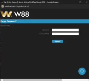 forgot your password w88