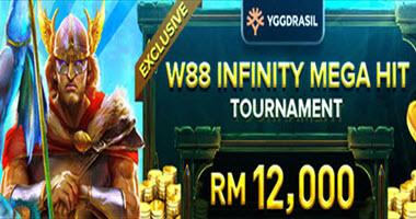 W88 Yggdrasil Infinity Mega Hit Tournament – Win up to 3000 MYR