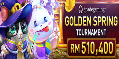 Spadegaming Golden Spring Tournament – Win up to 40,000 MYR