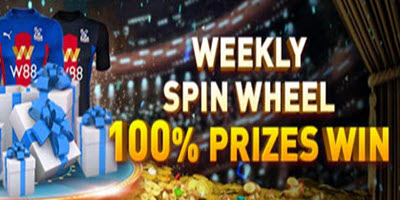 W88 Weekly Spin Wheel – Guaranteed wins