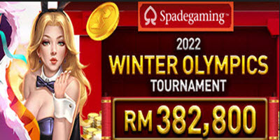 Spadegaming 2022 Winter Olympic Tournament – Win up to 40,000 MYR
